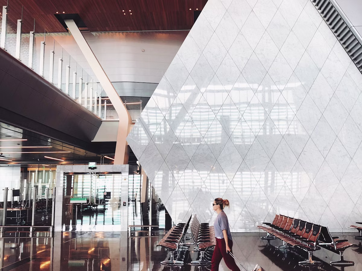 Airport interior in Thailand